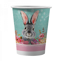 Набор бумажных стаканов Кролик, 6 шт*250 мл
