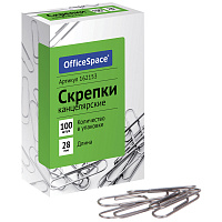 Скрепки 28мм, 100шт., карт. упак.: 162153 штр.:  4510008525666