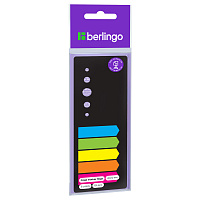 Флажки-закладки Berlingo, 42*12мм, стрелки, 25л*5 неоновых цветов, в картонной книжке, европодвес. LSz_44111