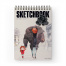 SKETCHBOOK BV, 185х250 мм, 120 Л. ПУХЛАЯ 60 ГР. НА ГРЕБНЕ (4 ВИДА)