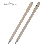 РУЧКА "FirstWrite.TOTAL BEIGE" ШАРИКОВАЯ 0.5 ММ, СИНЯЯ, 2 ВИДА