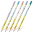 Карандаш чернографитный BRAUBERG "MARBLE", 1 шт., HB, с ластиком,