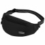 Сумка на пояс HEIKKI RIO (ХЕЙКИ), два отделения, регулируемый ремень, черная с