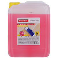 Средство для мытья полов и стен OfficeClean "Professional. Роза", концентрат, канистра, 5л. 281359