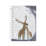"CUTE JOURNAL" А6+,80 Л. НА ГРЕБНЕ С РЕЗИНКОЙ "FOREST DREAM"