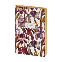 ЕЖЕДНЕВНИК А5 "ФЛОРА.ИРИСЫ" (ГИБКИЙ)