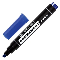 Маркер перманентный CENTROPEN 8576, СИНИЙ, скошенный наконечник, 1-4,6 мм, 585760106