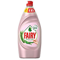 Средство для мытья посуды Fairy Нежные руки, розовый жасмин и Алоэ Вера, 900 мл