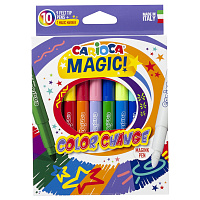 Фломастеры меняющие цвет "Color Change" 9цв.+1, 10 шт., картон. уп., европодвес: 42737 штр.: