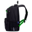 Рюкзак BRAUBERG FORCE, 2 отделения, 5 карманов, "Neon green", 39х28х17
