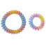 Резинки для волос НАБОР 2 шт., диаметр 5,5 и 3,5 см, пружинка, разноцветные,
