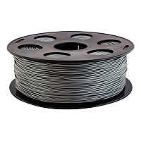 Катушка PLA пластик BestFilament, 1.75 мм, серебристый металлик 1 кг.