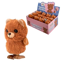 Игрушка мягкая заводная "Мишка", высота 13 см, WOOZOO (ВУЗУ), 666191