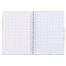 Блокнот МАЛЫЙ ФОРМАТ А6, 80 л., гребень, твердый картон, клетка 2 цв., HATBER,