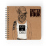 SKETCHBOOK BV, 200х205 мм, 80 Л.КРАФТ 125 гр. НА ГРЕБНЕ (4 ВИДА)